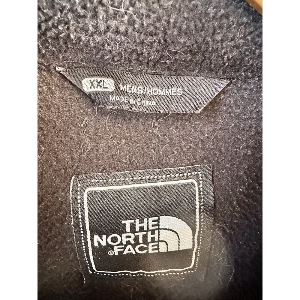 North Face Black Fleece Jacket Full Zip Up Men's XXL Comfort Athleisure